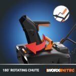 Worx WG471 40V Power Share 20" Cordless Snow Blower with Brushless Motor - Image 5