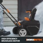 Worx WG471 40V Power Share 20" Cordless Snow Blower with Brushless Motor - Image 4