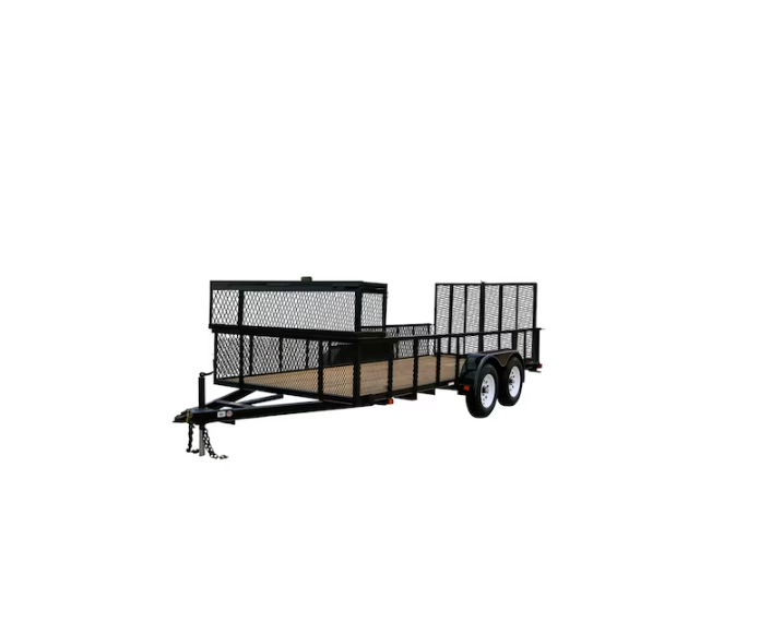 1-7-2.png Carry-On Trailer 6-ft x 16-ft Treated Lumber Utility Trailer with Ramp Gate - Image 1