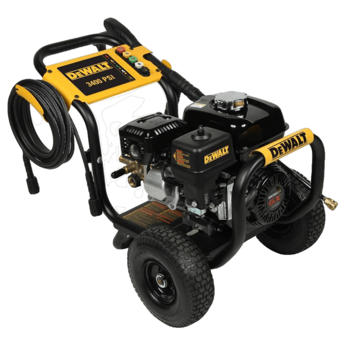 1-b868744f-203e-4ac0-999c-3f77046c3778-6011d59fd5934-6011d5a21c8b7-700x700-1_b27e7f7e-f114-4fba-8844-3a905d8e4bb4-1.png Dewalt DXPW3425 3400 PSI Gas Pressure Washer, 2.5 GPM, Honda GX200 Engine (New) - Image 1