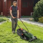 Powerful 12-AMP Electric Lawn Mower, 13.5 Inch Adjustable Cutting Width - Image 2