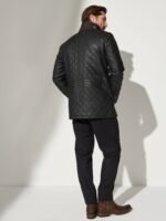 Christian Quilted Leather Coat - Image 3