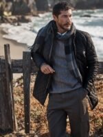 Christian Quilted Leather Coat - Image 5