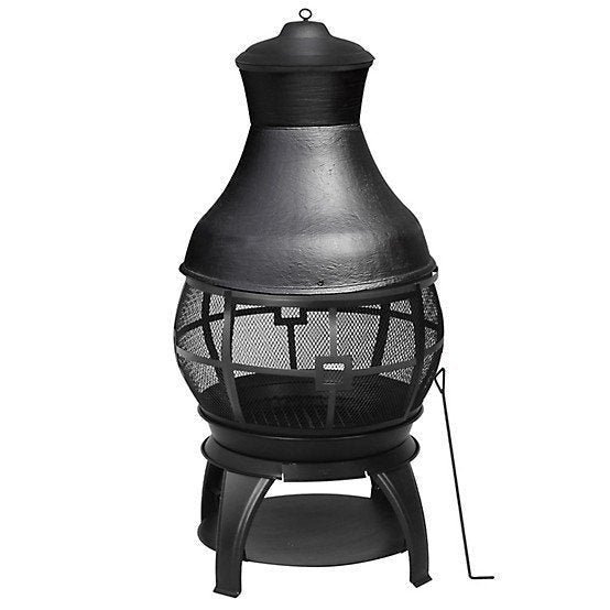 2006124_A5-1.jpg HeatMaxx 45 in. Outdoor Wood-Burning Chiminea - Image 1