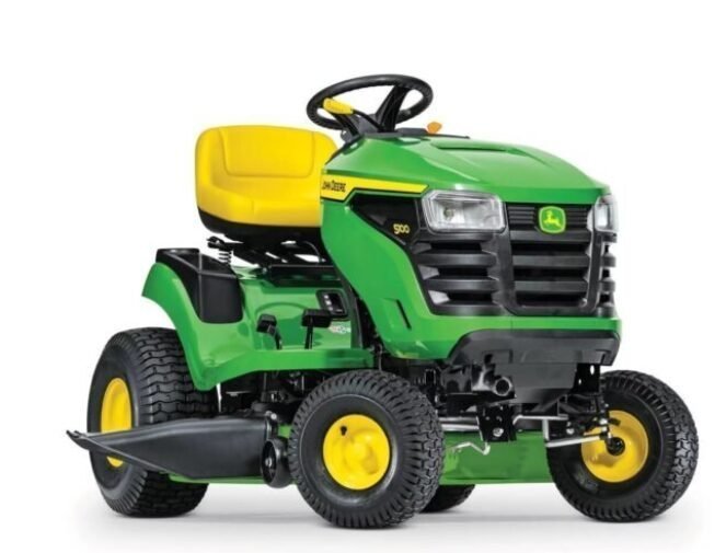 2024-11-16_22-20-18-1.jpg John Deere S100 42″ 17.5 HP Gas Hydrostatic Riding Lawn Tractor - Image 1