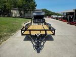 6'4" x 14 Utility Trailer Powder Coated Dovetail (2) 3500 Axles 7k GVWR - Image 2