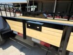 6'4" x 14 Utility Trailer Powder Coated Dovetail (2) 3500 Axles 7k GVWR - Image 11