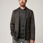 Mark Suede Leather Blazer