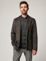 Mark Suede Leather Blazer
