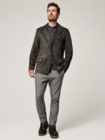 Mark Suede Leather Blazer - Image 3