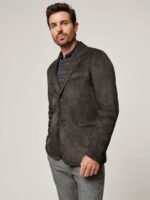 Mark Suede Leather Blazer - Image 5