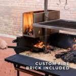 Premium Argentine/Santa Maria BBQ Grill with Wood Fire and Charcoal Grill - Image 14