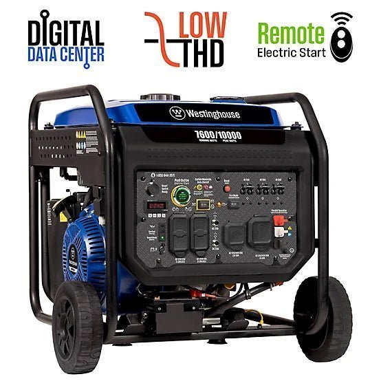 2335276.jpg Westinghouse 10,000/7,600-Watt Gasoline Powered Portable Inverter Generator, Remote Start with CO Sensor - Image 1