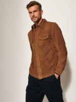 Noah Suede Leather Shirt Jacket - Image 3