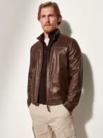 Lawrence Reversible Suede Leather Jacket - Image 2