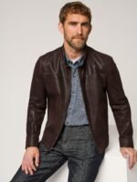 Lawrence Reversible Suede Leather Jacket - Image 17