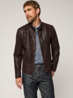 Lawrence Reversible Suede Leather Jacket - Image 16