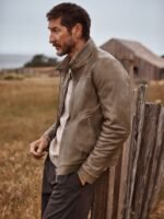 Lawrence Reversible Suede Leather Jacket - Image 7