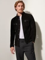 Max Reversible Suede Leather Shirt Jacket - Image 2