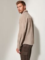 Max Reversible Suede Leather Shirt Jacket - Image 5