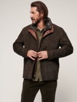 James Buffed Leather Jacket - Image 9