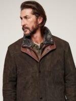 James Buffed Leather Jacket - Image 10