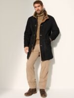 McKinley Black Sheepskin Coat - Image 4