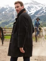 McKinley Black Sheepskin Coat - Image 2