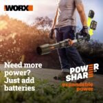 Worx WG471 40V Power Share 20" Cordless Snow Blower with Brushless Motor - Image 10