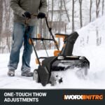 Worx WG471 40V Power Share 20" Cordless Snow Blower with Brushless Motor - Image 6
