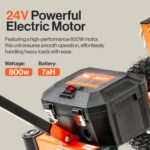 SuperHandy Orange Steel Dolly 5396040 - Image 5