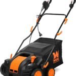 WEN DT1516 16 in. 15A Electric Dethatcher and Scarifier with Collection Bag