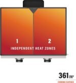 Blackstone 22″ Portable Tabletop Griddle – Dual Burner Flat Top Grill, 24,000 BTU Propane with Stainless Steel Faceplate & Rear Grease System - Image 12