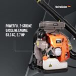 Schröder SR-6400L Backpack Gas Leaf Blower, 3.7 HP Engine - Image 3