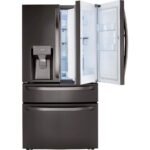 Lg 30 cu. ft. 36 Inch Wide French Door Refrigerator - Stainless Steel - Image 5