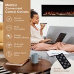 Modern Ember Highmark 60-Inch Smart Linear Electric Fireplace, WiFi & 10-Color Flames - Image 39