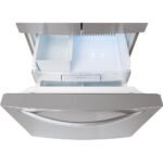 LG LFDS22520S 22 Cu. Ft. Stainless French Door Refrigerator - Image 4