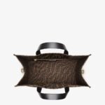 Fendi Brown Jacquard Ff Vertigo Bag - Image 4