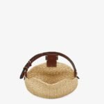 Fendi Small Croissant Woven Straw Bag - Image 4