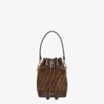 Fendi Leather Mini-bag With Ff Print