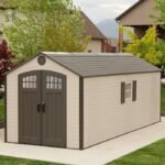 D Plastic Storage Shed 8 ft. W x 20 ft - Image 9
