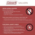 Coleman SaluSpa Atlantis AirJet Inflatable Hot Tub w/ Pump #P09144 - Image 9