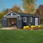 Handy Home Products Manhattan 12x24 Garage Do-it-Yourself Wooden Storage Shed, Does not Include Paint and Roofing Shingles - Image 3