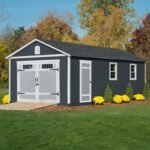 Handy Home Products Manhattan 12x24 Garage Do-it-Yourself Wooden Storage Shed, Does not Include Paint and Roofing Shingles - Image 2