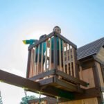 Backyard Discovery Skyfort III Cedar Swing Set w/ Tube Slide – DIY - Image 9