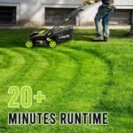 Steelite 13" 21V Cordless Brushless Lawn Mower with 4.0Ah Battery & Charger - Image 4