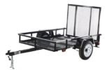 Carry-On Trailer 4-ft x 7-ft Steel Mesh Utility Trailer