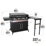 Blackstone 36-in Culinary Cabinet Griddle with Side Table: Versatile Outdoor Cooking in Stainless Steel - Image 10