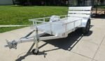 5' x 10' Aluminum Utility Trailer with Gate and Mag Wheels – 3500 lb Axle - Image 2