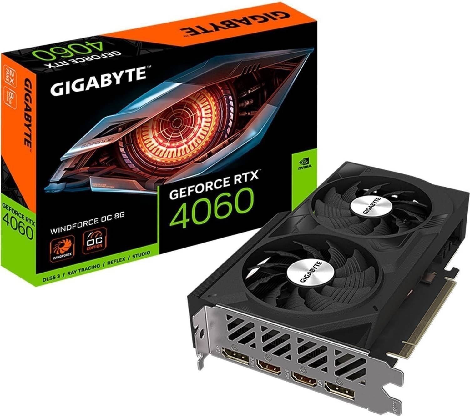Gigabyte-GeForce-RTX-4060-WINDFORCE-OC-8G-Graphics-Card-2-x-HDMI-2-X-DP-1.jpg Gigabyte GeForce RTX 4060 WINDFORCE OC 8G Graphics Card 2 x HDMI 2 X DP - Image 1